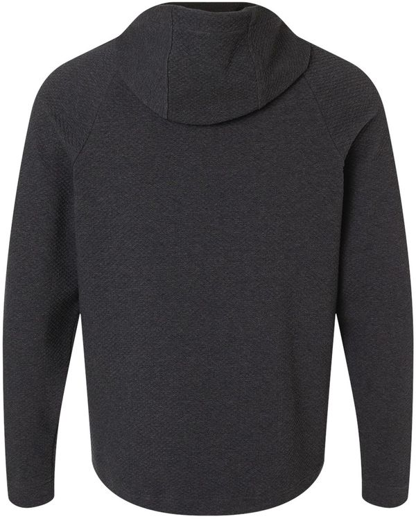 An image of a Custom North End Mens Spirit Textured Hooded Pullover in Black Heather!