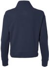An image of a Custom North End Womens Mantra Half Zip Ottoman Pullover in Classic Navy!