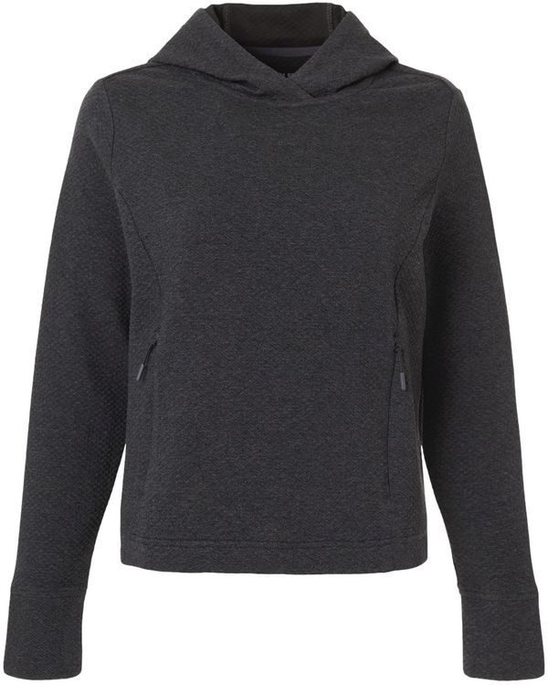 An image of a Custom North End Womens Spirit Textured Hooded Pullover in Black Heather!