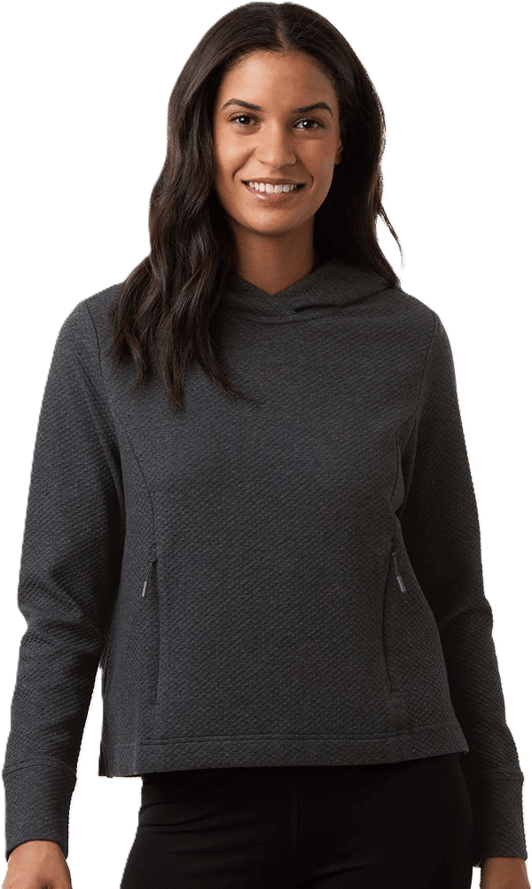 An image of a Custom North End Womens Spirit Textured Hooded Pullover!