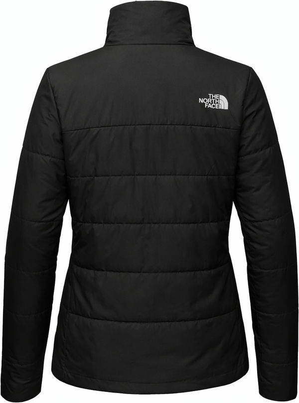 An image of a Custom North Face Everyday Insulated Ladies Jacket in Black!