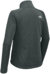 Am image of a Custom North Face Ridgewall Soft Shell Ladies Jacket in Dark Grey Heather!