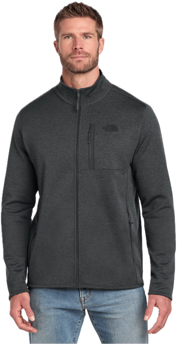 An image of a Custom North Face Skyline Fleece Full Zip Jacket!