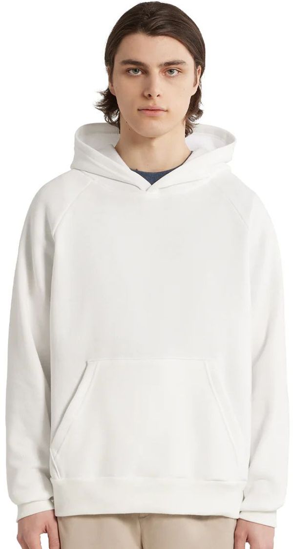 Am image of a Custom C'est Beau Essential Hoodie in White Blanc!