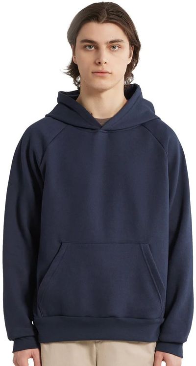 Am image of a Custom C'est Beau Essential Hoodie in Navy Marine!