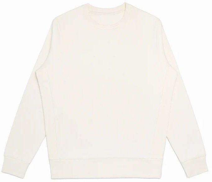 Original Favorites GOTS® Organic Cotton Crewneck Sweatshirt in Natural