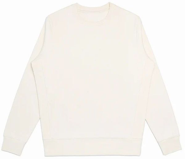Am image of a Custom Original Favorites GOTS® Organic Cotton Crewneck Sweatshirt in Natural!