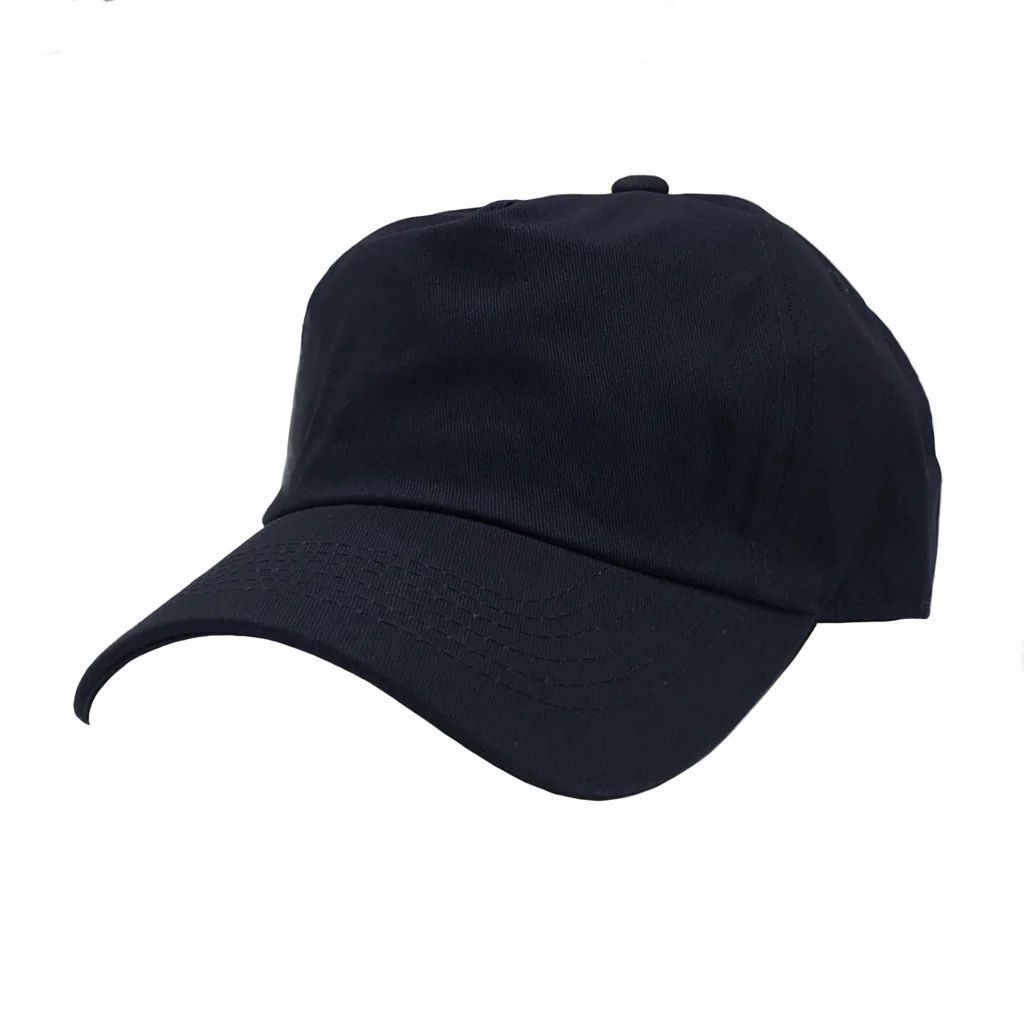 Nissi Panels Washed Cotton Dad Cap in Navy