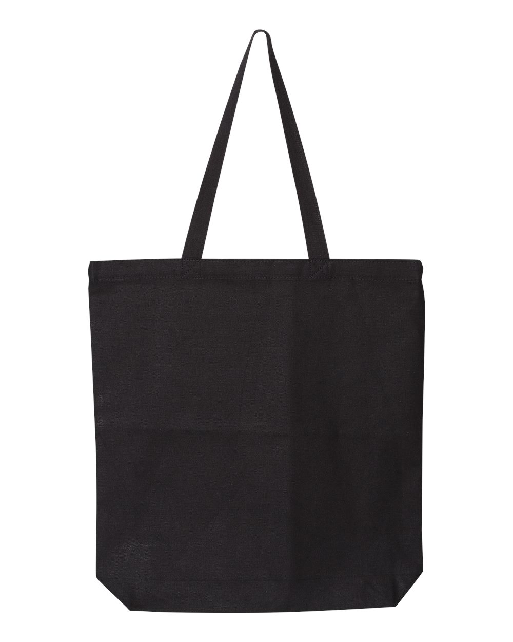 OAD Medium 12 oz Gusseted Tote in Black