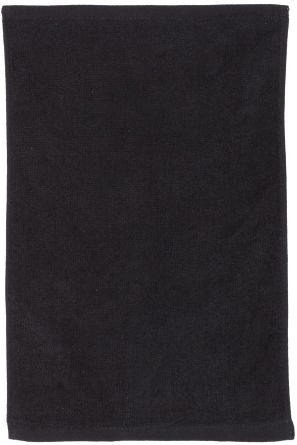 Am image of a Custom Value Rally Towel in Black!