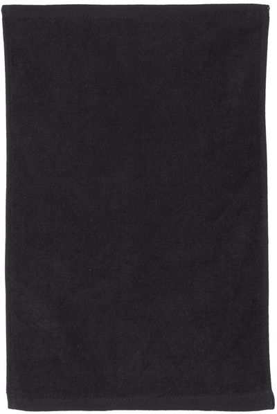 Am image of a Custom Value Rally Towel in Black!