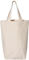 Am image of a Custom OAD Double Wine Tote in Natural!