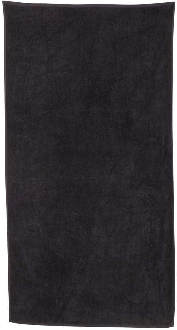 Am image of a Custom OAD Value Beach Towel in Black!