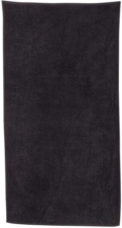 Am image of a Custom OAD Value Beach Towel in Black!