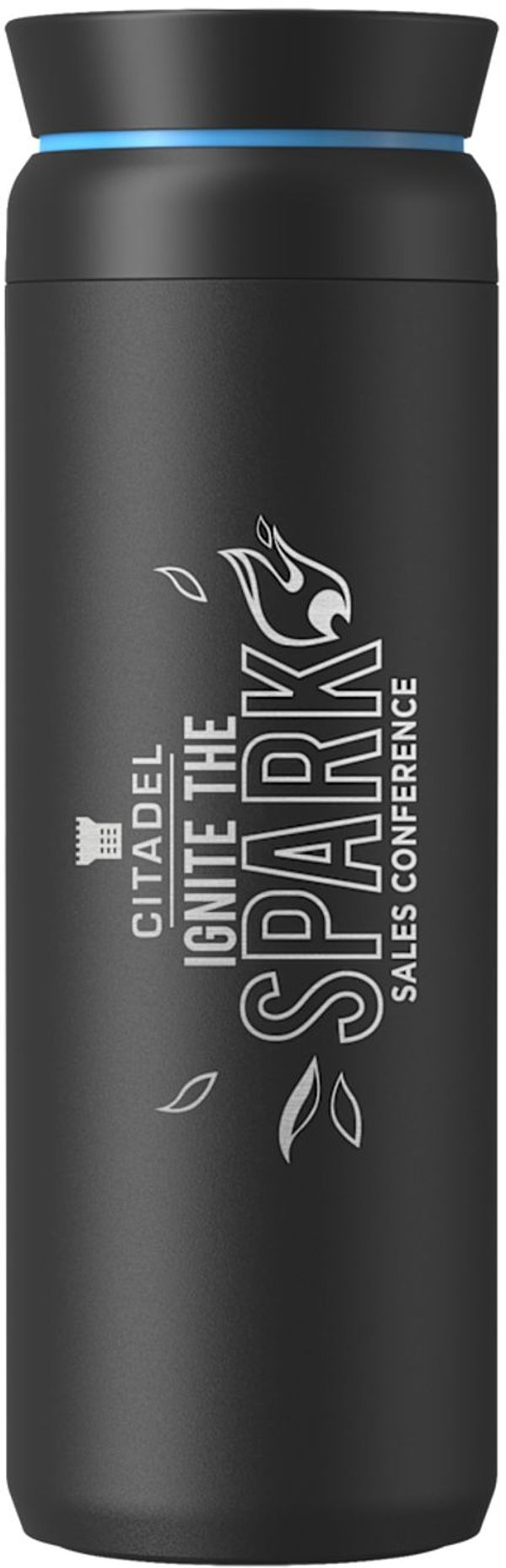 An image of a Custom Ocean Bottle 20 oz Peak Brew Flask!