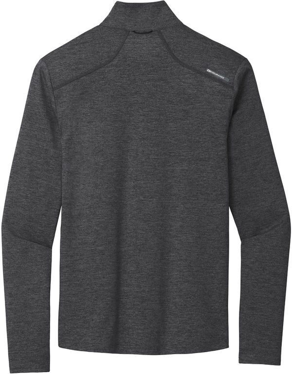 Am image of a Custom Ogio Force Quarter Zip in Blacktop Heather!