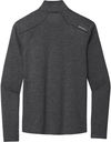 Am image of a Custom Ogio Force Quarter Zip in Blacktop Heather!