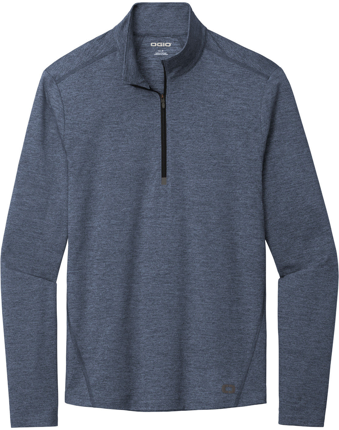 Ogio Force Quarter Zip in Blue Indigo Heather