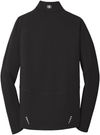 Am image of a Custom Ogio Radius Quarter Zip in Blacktop!