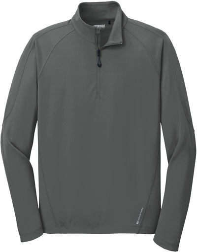 Am image of a Custom Ogio Radius Quarter Zip in Gear Grey!