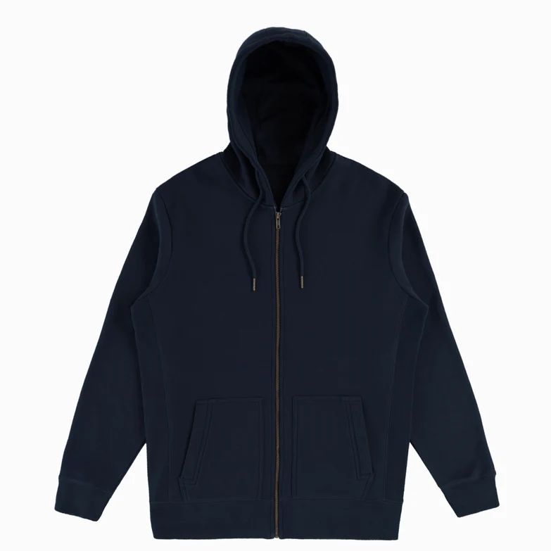 Original Favorites GOTS® Organic Cotton Zip Up Sweatshirt in Ocean Navy