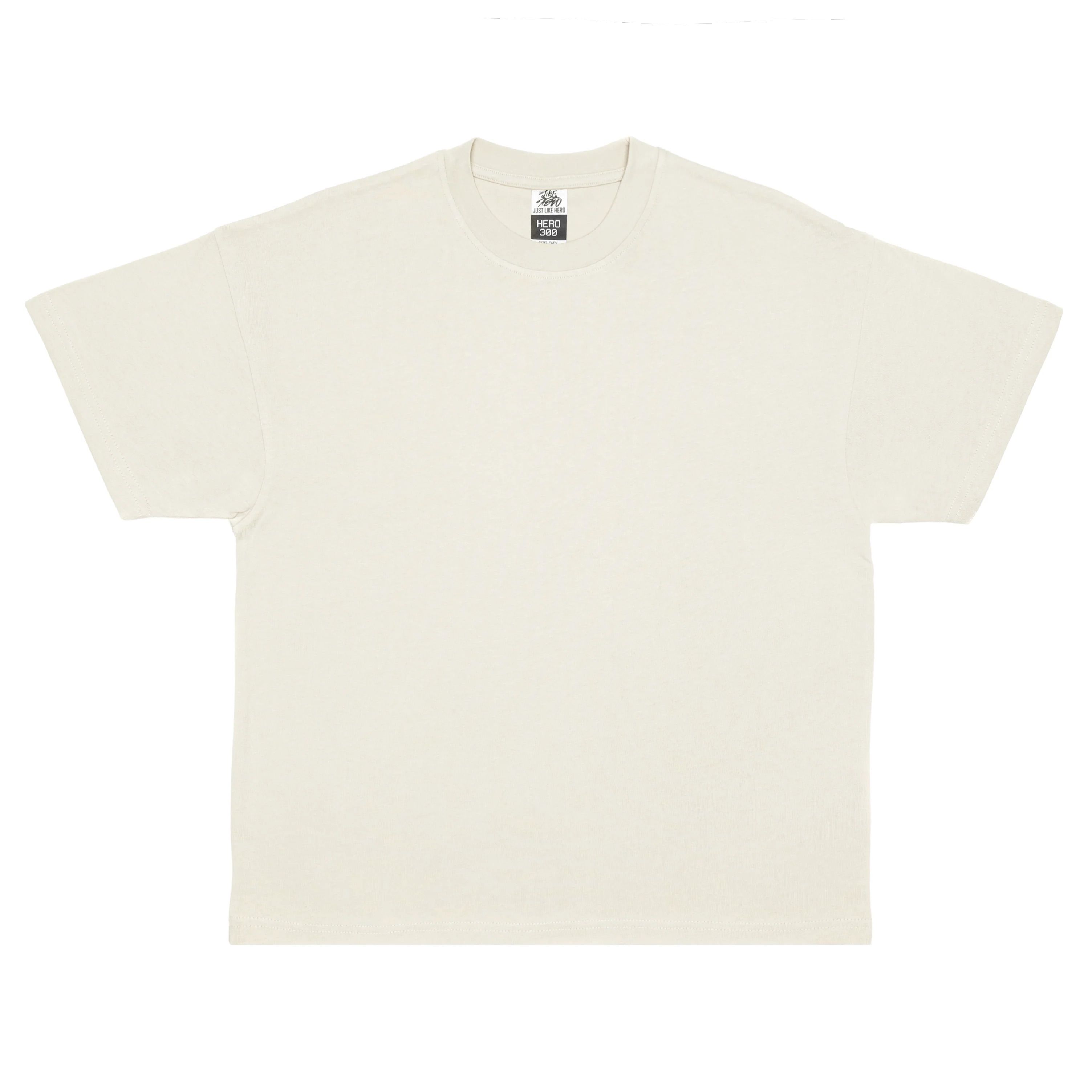 Just Like Hero Unisex super Heavy Oversized Tee in Icy Rock