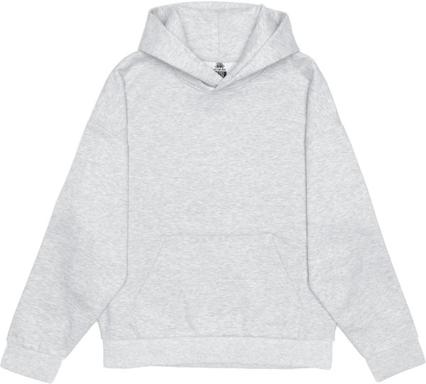 Am image of a Custom Just Like Hero Unisex Blank Hoodie in Ash Heather!
