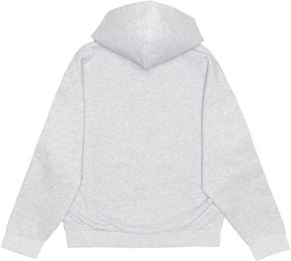 Am image of a Custom Just Like Hero Unisex Blank Hoodie in Ash Heather!