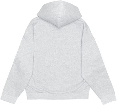 Am image of a Custom Just Like Hero Unisex Blank Hoodie in Ash Heather!