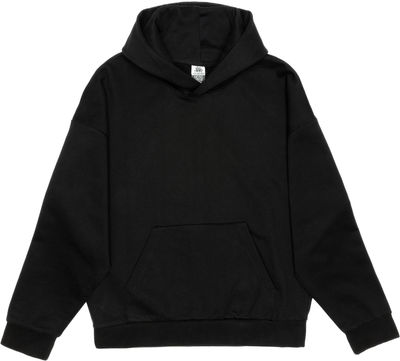Am image of a Custom Just Like Hero Unisex Blank Hoodie in Black!