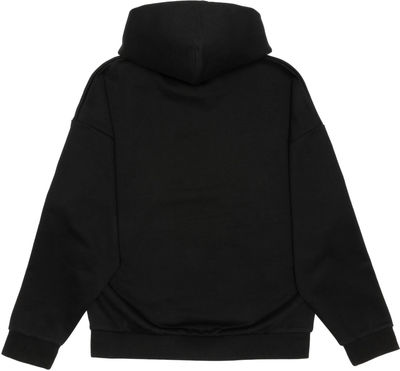 Am image of a Custom Just Like Hero Unisex Blank Hoodie in Black!