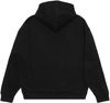 Am image of a Custom Just Like Hero Unisex Drop Shoulder Scuba Half Zip Hoodie in Black!