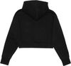 Am image of a Custom Just Like Hero Cropped Drop Shoulder Scuba Half Zip Hoodie in Black!
