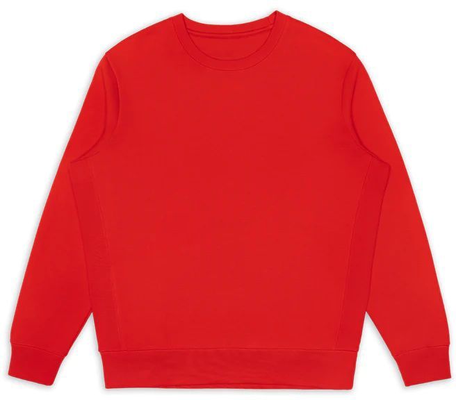 Original Favorites GOTS® Organic Cotton Crewneck Sweatshirt in Primary Red