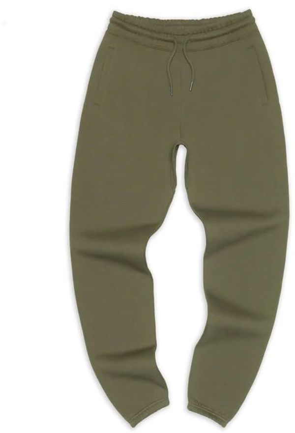 Am image of a Custom Original Favorites GOTS® Organic Cotton Sweatpants in Military Olive!