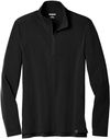 Am image of a Custom Ogio Limit Quarter Zip in Blacktop!