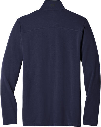 Am image of a Custom Ogio Limit Quarter Zip in Navy!