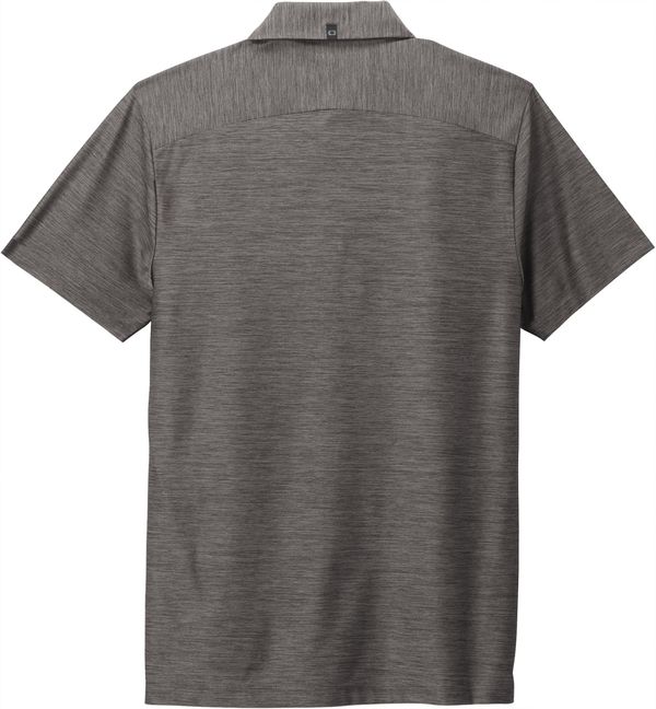 Am image of a Custom Ogio Slate Polo in Gear Grey!