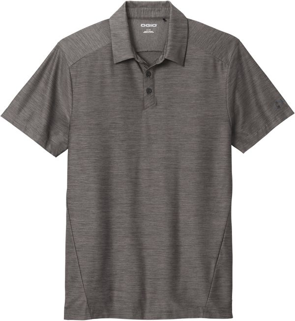 Am image of a Custom Ogio Slate Polo in Gear Grey!