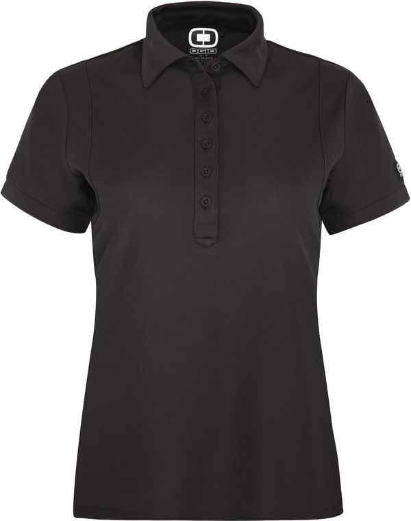 An image of a Custom OGIO JEWEL LADIES POLO in Blacktop!