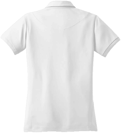 Am image of a Custom OGIO JEWEL LADIES POLO in Bright White!