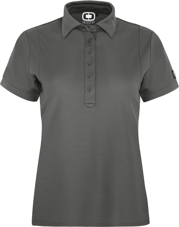 An image of a Custom OGIO JEWEL LADIES POLO in Diesel Grey!