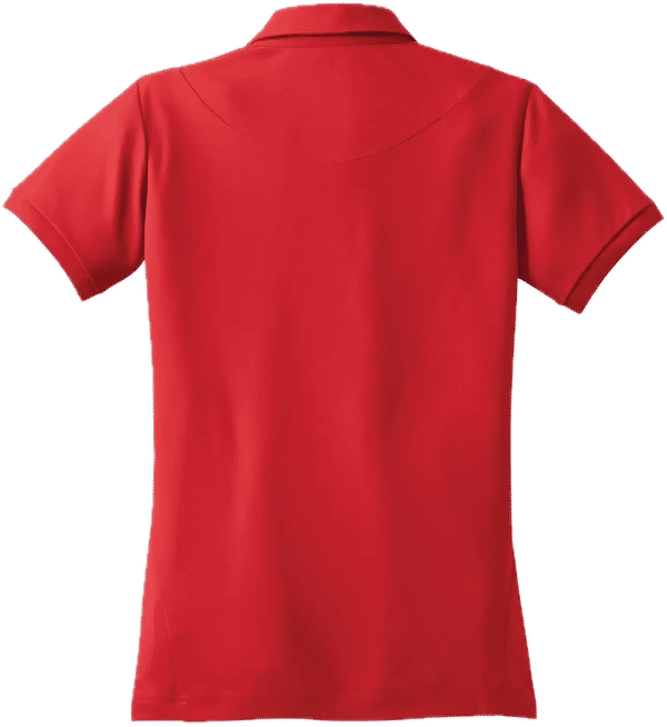 Am image of a Custom OGIO JEWEL LADIES POLO in Signal Red!