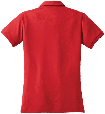 Am image of a Custom OGIO JEWEL LADIES POLO in Signal Red!