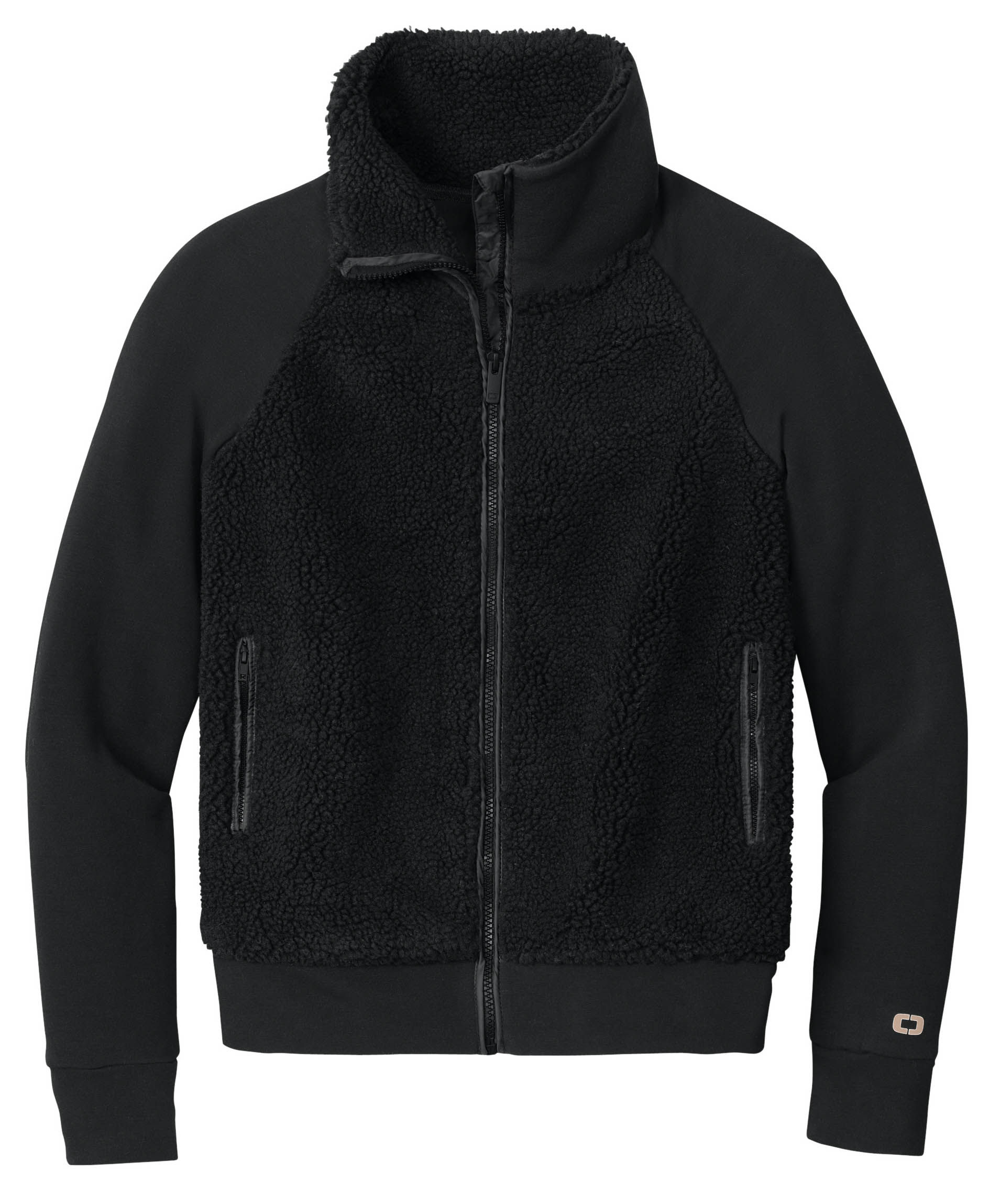 Ogio Ladies Luuma Sherpa Full Zip in Black