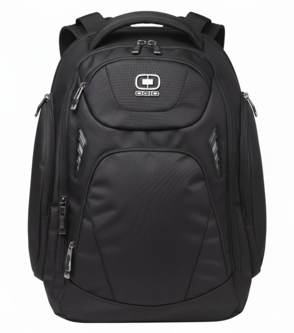 An image of a Custom Ogio Mercur Backpack in Black!