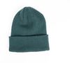 Am image of a Custom Beaniiez Boreal Recycled Cotton Toque in Alpine Green!