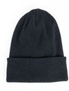 Am image of a Custom Beaniiez Boreal Recycled Cotton Toque in Black!
