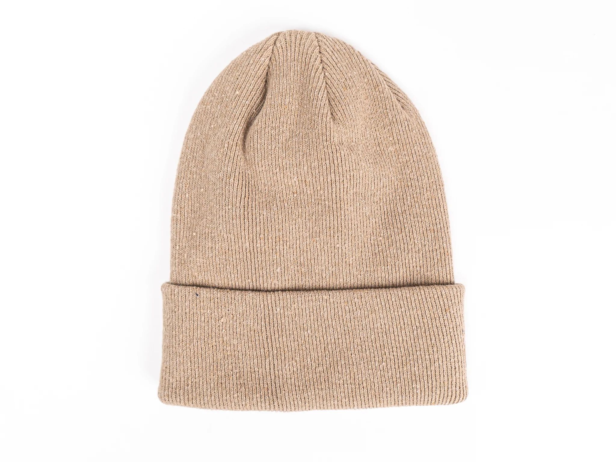 Beaniiez Boreal Recycled Cotton Toque in Sandstone