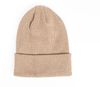 Am image of a Custom Beaniiez Boreal Recycled Cotton Toque in Sandstone!